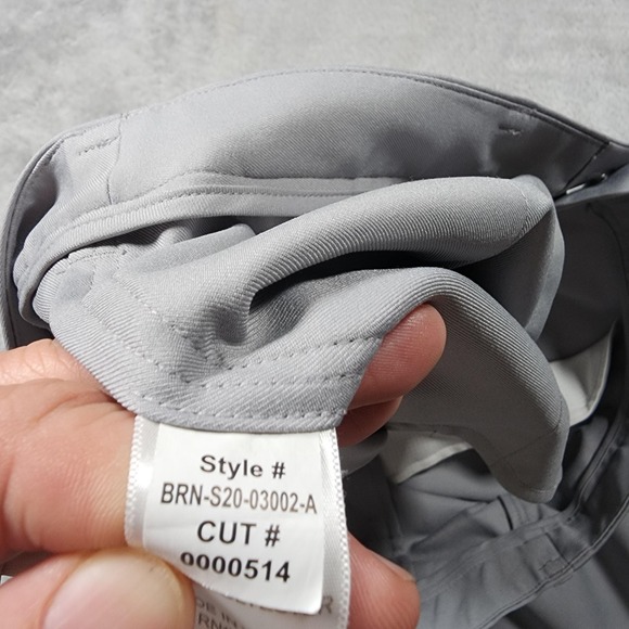 Mizzen+Main Baron Chino Pants Mens 38x32 Gray Athletic Performance Stretch - Picture 8 of 11